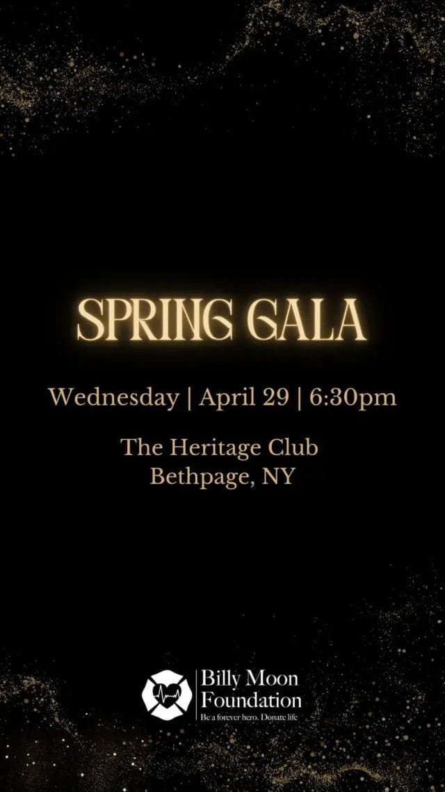 Remember that tickets will be available until April 20th! 

We hope to see you there! 

#OrganDonationAwareness #BillyMoonFoundation #Donatelife #NonProfit