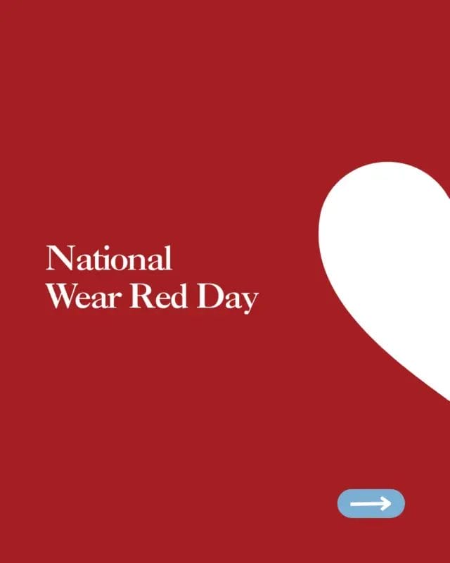 ❤️ February 6 is Wear Red Day, a powerful reminder that women’s heart health matters.

Heart disease is the leading cause of death for women, yet many symptoms go unnoticed or dismissed. Awareness saves lives, and so does action.

Today, we wear red to honor prevention, education, and the life-saving impact of organ donation when it’s needed most.

Join us!

#WearRedDay #OrganDonation